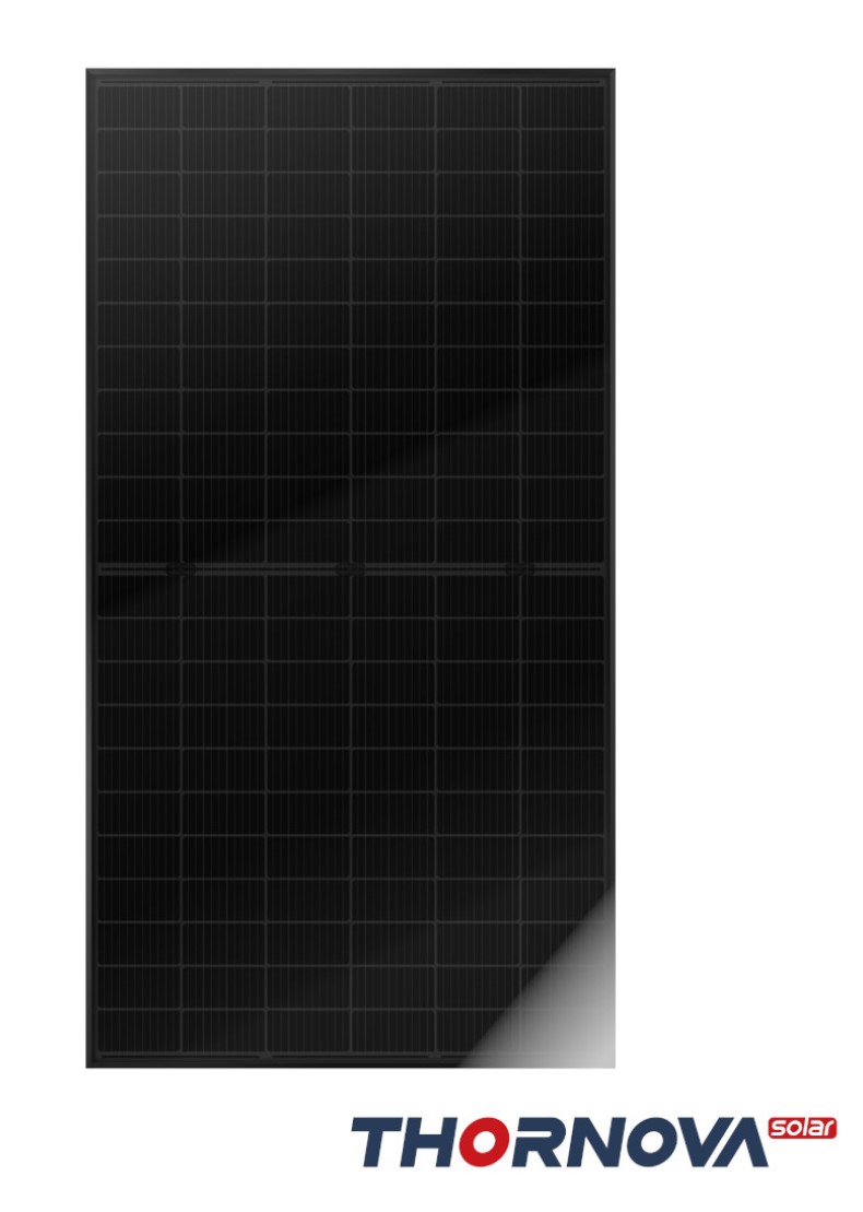 THORNOVA 500W Bifacial All Black Solar Panel - Canadian Made